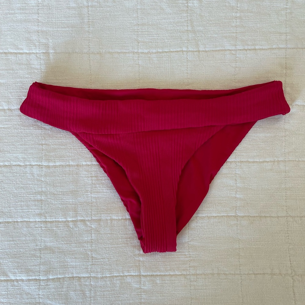 L*Space Pointelle Rib Veronica Bikini Bottom